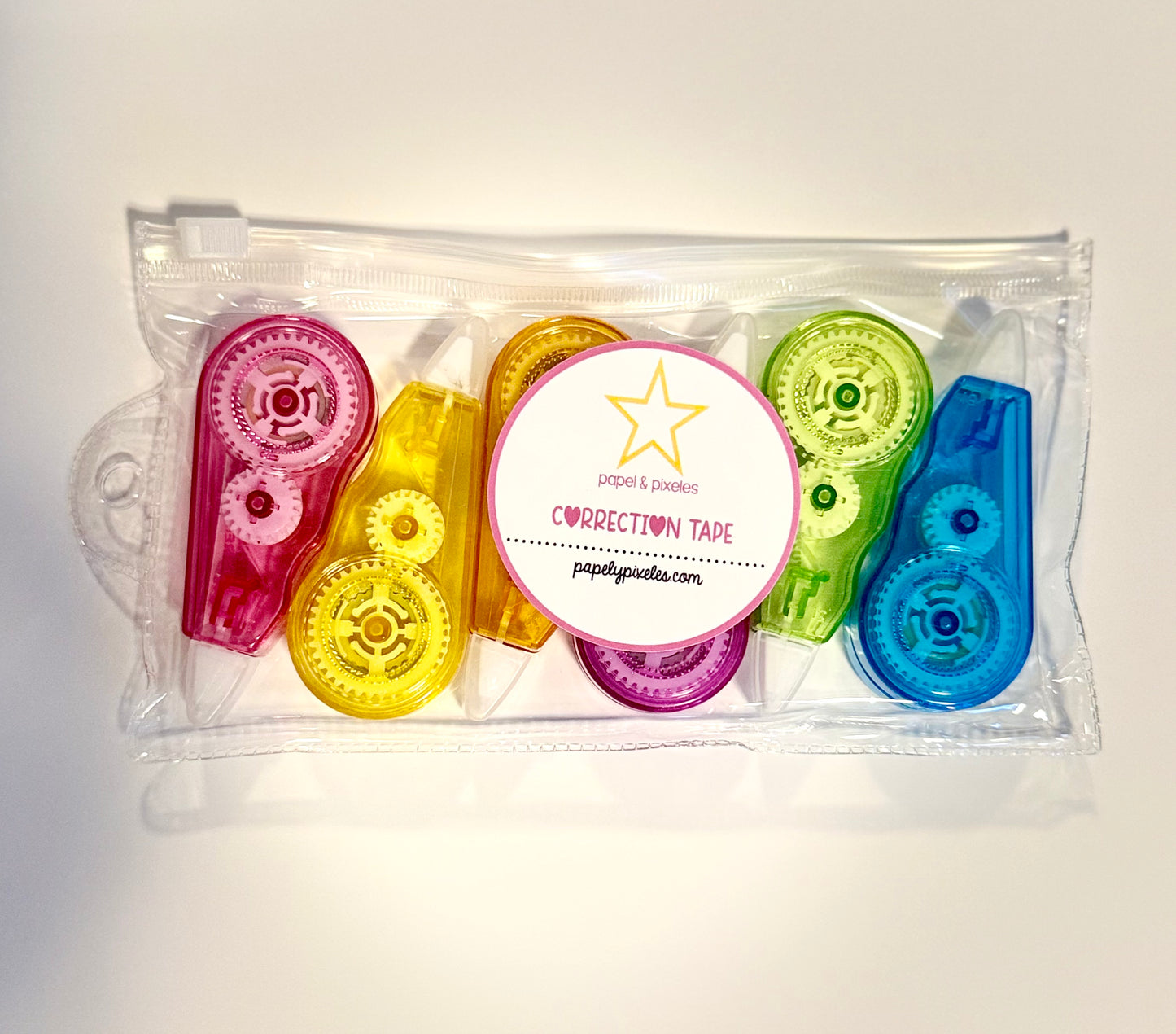 ✨ Mini Correction Tape Set (6 pcs, Multi-Color) ✨